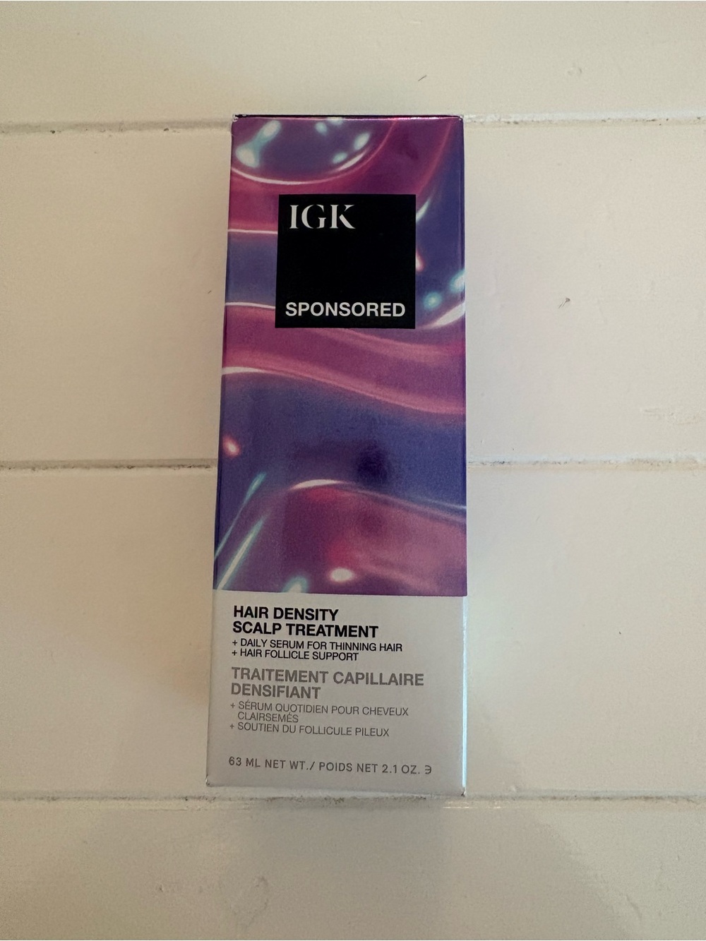 NWT IGK Hair Density Scalp Treatment